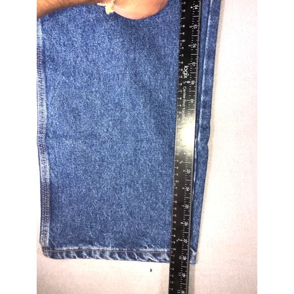 Wrangler Riggs Workwear FR Cat2 2112 Carpenter 40X30 Men’s Y2K Blue Denim Jeans - Picture 2 of 8